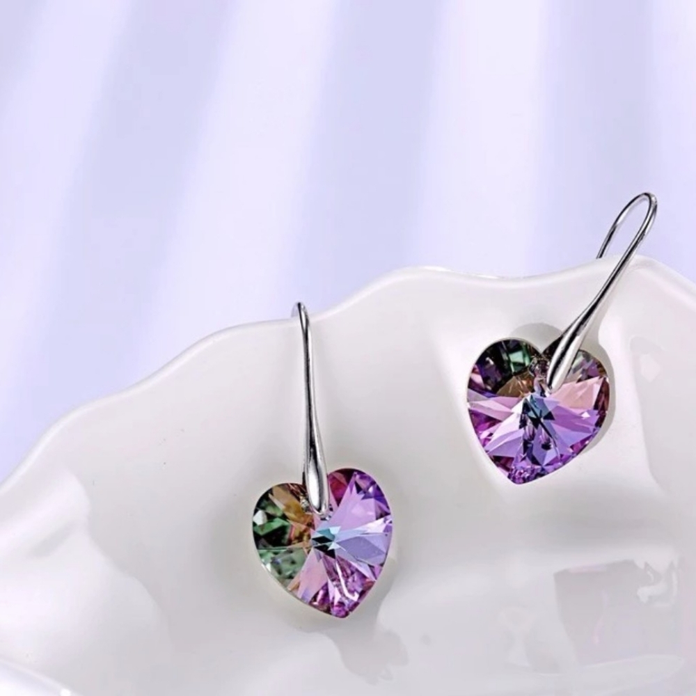 Hanging Hearts Crystals From Swarovski